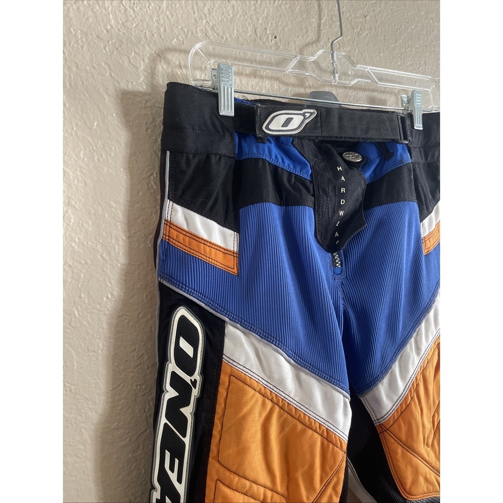 O'Neal Motocross Pants Men's 30" Black Blue & Orange - Picture 3 of 13
